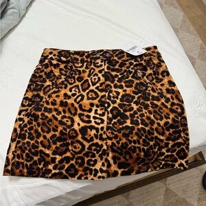 Forever 21 Tan Mini Skirt